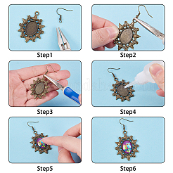 DIY Ohrring machen DIY-SC0005-36AB