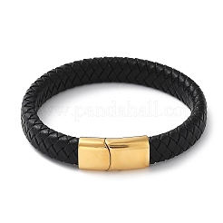 Geflochtenen Lederband Armbänder BJEW-I200-09G
