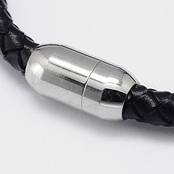Geflochtenen Lederband Armbänder BJEW-I199-05
