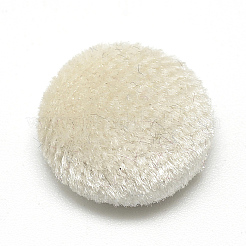Cabochons aus mit Samtstoff bezogenem Stoff X-WOVE-S084-11H