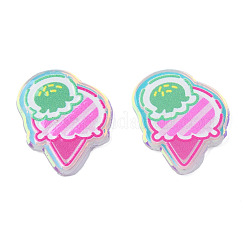 Transparent bedruckte Acryl-Cabochons TACR-N016-33