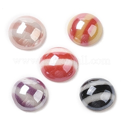 Zweifarbige Glascabochons GLAA-B012-56