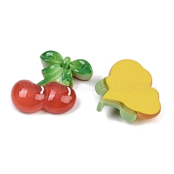 Obst-Cabochons aus undurchsichtigem Harz CRES-A060-02