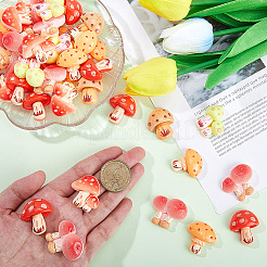 Undurchsichtige Decoden-Cabochons aus Harz RESI-SP0001-04A