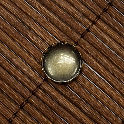 12mm freie gewölbte Glas Cabochon Abdeckung für flache runde diy Foto Messingcabochon Herstellung DIY-X0104-AB-NF