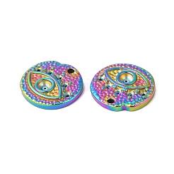 Ionenplattierung (IP) 304 Edelstahl Anhänger Strass Fassungen STAS-L268-005MC