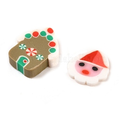Weihnachten Thema handgemachte Fimo Cabochons CLAY-Q004-20A