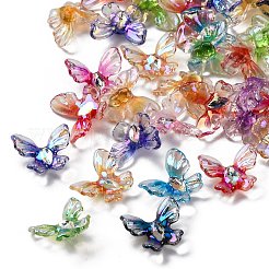 Regenbogenfarbene Harz-Cabochons CRES-R459-02A
