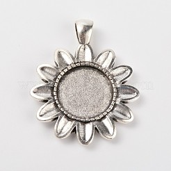 Cz Messing-Mikro pflastern aaa Zirkonia Blume Clip-on-Ohrring-Ersatzteile für baumeln Charms  DIY-X0222-AS
