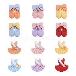 48 stücke 12 stil harzcabochons CRES-BY0001-02