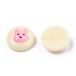 Undurchsichtige Harz-Email-Cabochons CRES-N031-028
