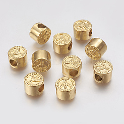 Ionenplattierung (IP) 304 Edelstahl europäische Perlen Emaille-Einstellungen STAS-J022-045G