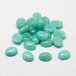 Oval natürliche amazonite cabochons G-O147-02B
