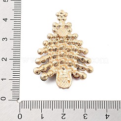 Strass-Cabochons aus weihnachtlicher Legierung FIND-U016-03G-04