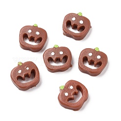 Halloween-Cabochons aus undurchsichtigem Harz RESI-G038-01A