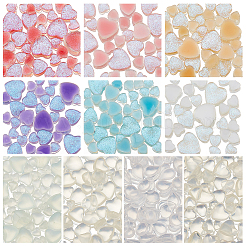 10 Stil Lichtempfindung Harz-Cabochons MRMJ-OC0001-49