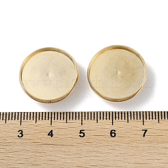 Cabochon-Fassungen für Eisenknöpfe FIND-D036-02KCG