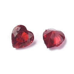 Transparente Glas-Cabochons mit spitzem Rücken GLAA-WH0015-37A