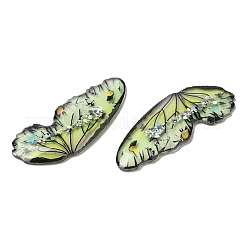 Durchscheinende Paillette-Cabochons aus Harz CRES-M023-03