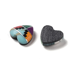 Zusammengesetzte synthetische Türkis- und Malachit- und synthetische gemischte Stein-Cabochons G-B059-07