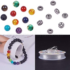DIY-Herstellung von Armbändern im Chakra-Stil DIY-SC0005-85