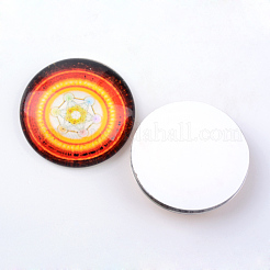 Glas cabochons X-GGLA-L012-12mm-21