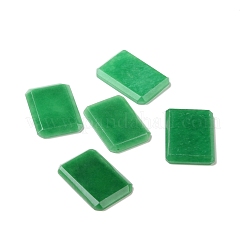 Gefärbte und erhitzte naturweiße Jade-Cabochons G-G864-04