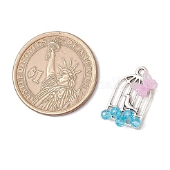 Tibetischer stil Aluminium Anhänger & Charms PALLOY-JF03717