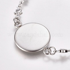 Herstellung von Armbändern aus Edelstahl 304 STAS-WH0014-25P