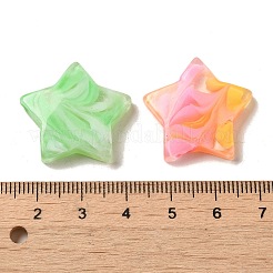 Decoden-Cabochons aus transparentem Harz mit Farbverlauf RESI-D008-06B