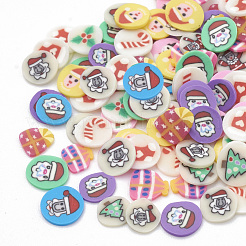 Handgemachter Ton-Cabochon X-CLAY-T011-07