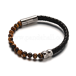 Lederband Kordel Armband & Armreif BJEW-E273-02H