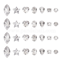 7 Stil Zirkonia-Cabochons ZIRC-CD0001-07