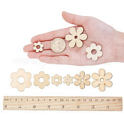 Holz Cabochons WOOD-O004-03