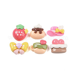 Undurchsichtige Decoden-Cabochons aus Harz RESI-A036-04