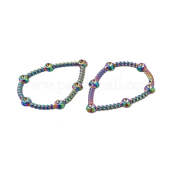 Ionenplattierung (IP) 304 Edelstahl Verbindungsring Strass-Einstellungen STAS-A070-01MC