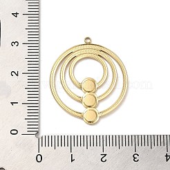 Cabochon-Fassungen für Anhänger aus Edelstahl 304 STAS-K263-41G