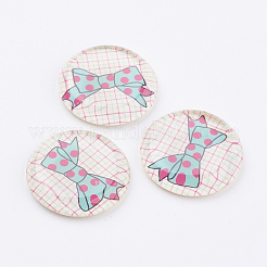 Gehärtetem Glas Cabochons GGLA-33D-23