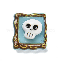 Halloween undurchsichtige Decoden-Cabochons aus Harz RESI-S393-01T
