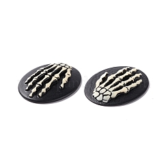 Halloween-Kameen Cabochons aus undurchsichtigem Harz RESI-C017-01E