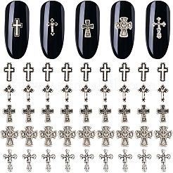 100 Stück Cabochons aus Zinklegierung in 5 Stilen MRMJ-CP0001-20