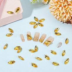 100 Stück Glas-Strass-Cabochons RGLA-FG0001-25C
