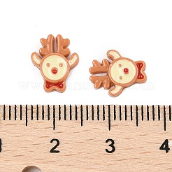 Leuchtende Harz-Cabochons mit Weihnachtsmotiv RESI-U003-02K