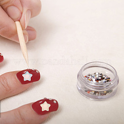 120 Stück 8 Farben Glas Cabochons MRMJ-HY0001-28