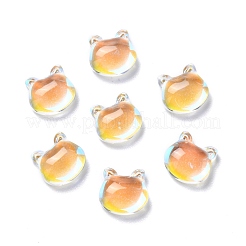 Galvanisische Glas Cabochons EGLA-D007-03