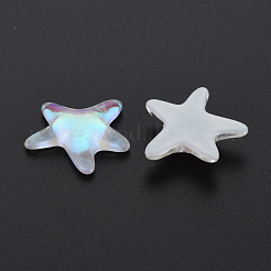 Durchscheinende Cabochons aus galvanisiertem Glas EGLA-T026-004