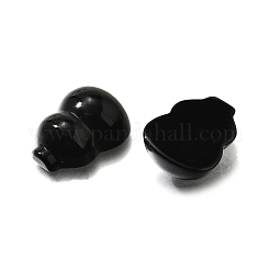 Cabochons aus natürlichem schwarzem Onyx G-Q018-01B