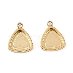 Cabochon-Fassungen für Anhänger aus Edelstahl 304 STAS-A194-05F-G