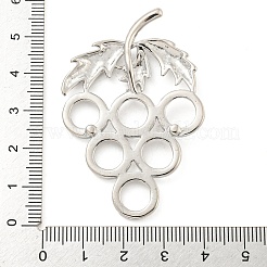 Gestellbeschichtung Messing Anhänger Cabochon Fassungen KK-A217-05P