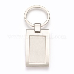 Zinklegierung Cabochon Fassungen Schlüsselbund KEYC-E028-03P